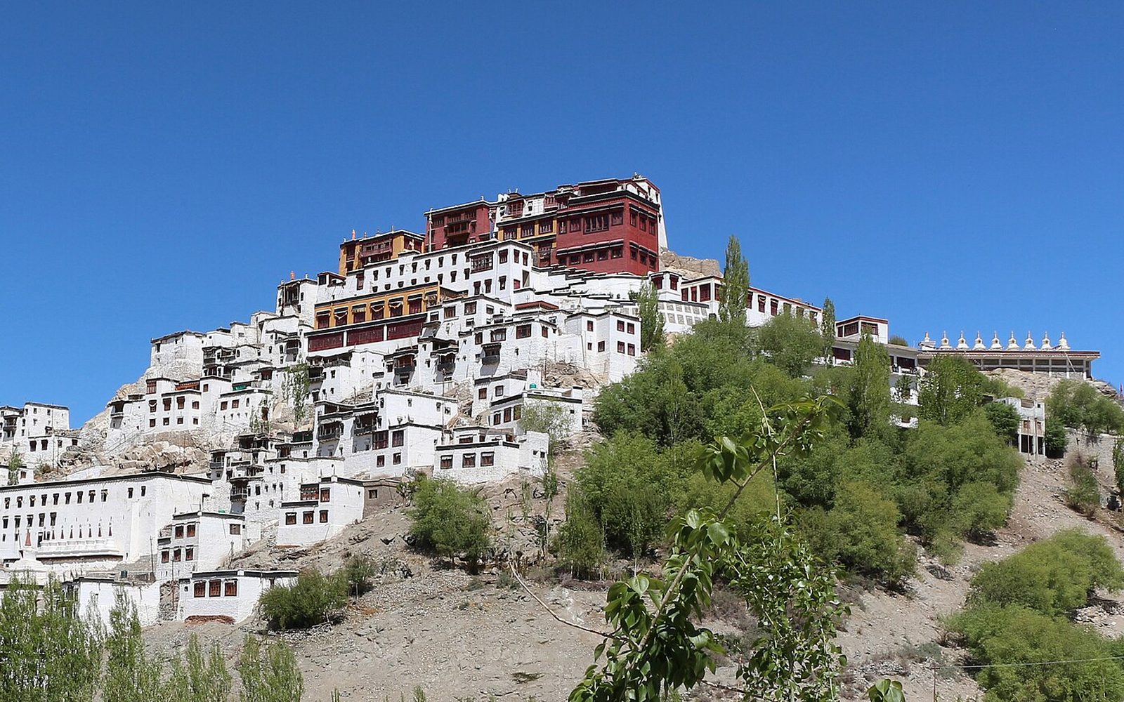 Thiksey Monastery on its hilltop — Ladakh Unhurried — Monasteries, Lakes & Luxury Camps