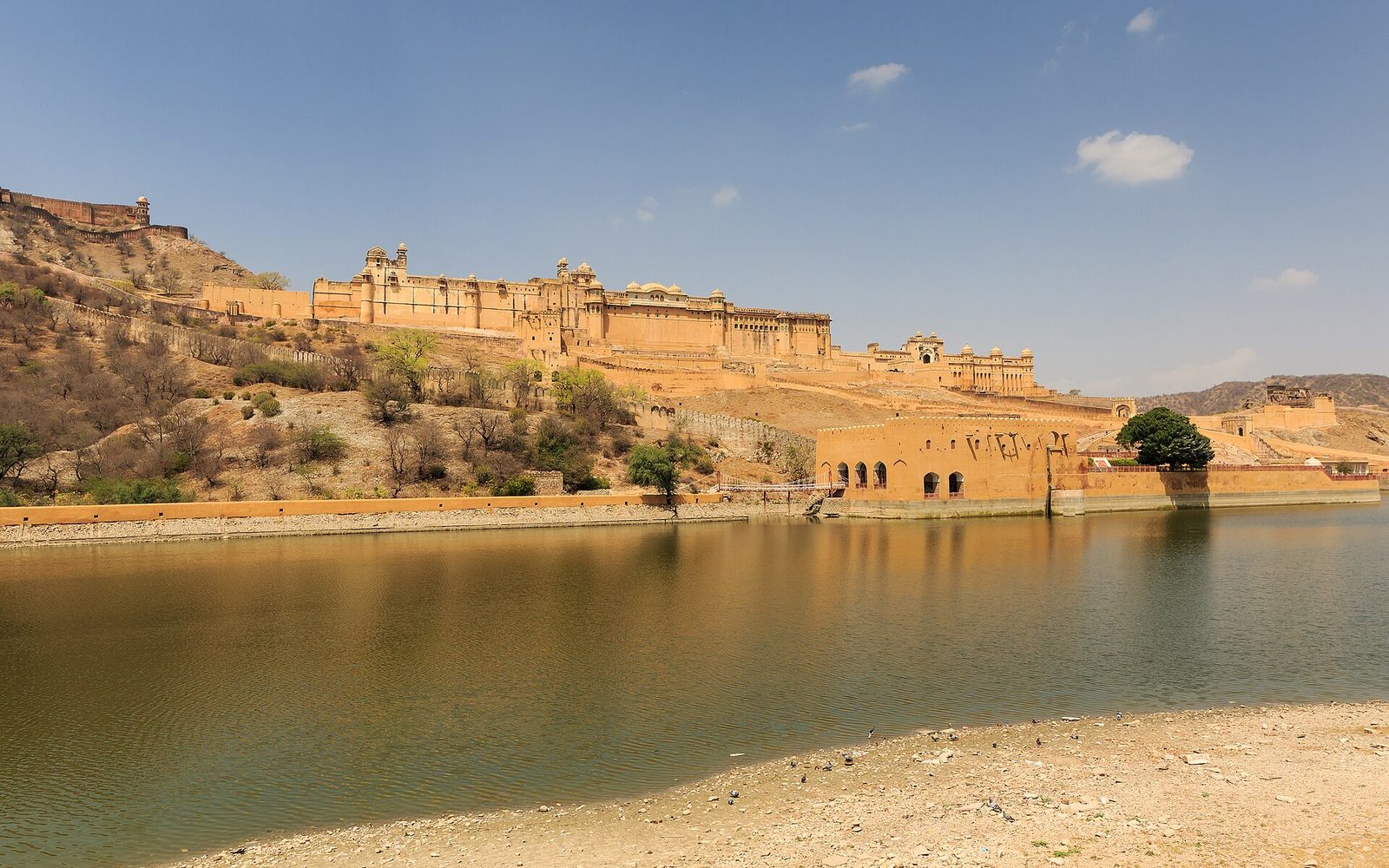 Amber Fort's Sheesh Mahal mirror palace interior